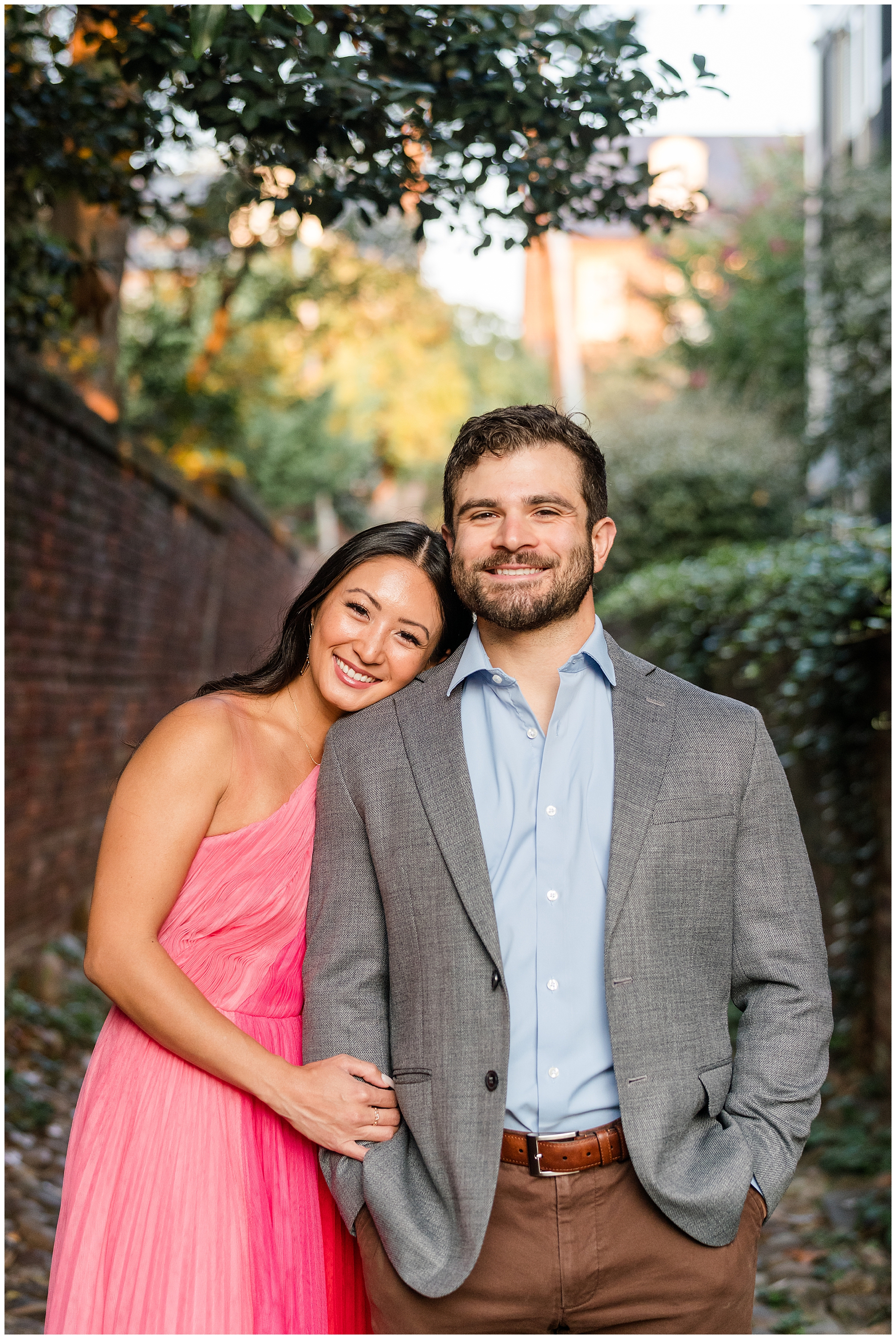 Old Town Alexandria engagement session + dogs! - Imagery by Erin