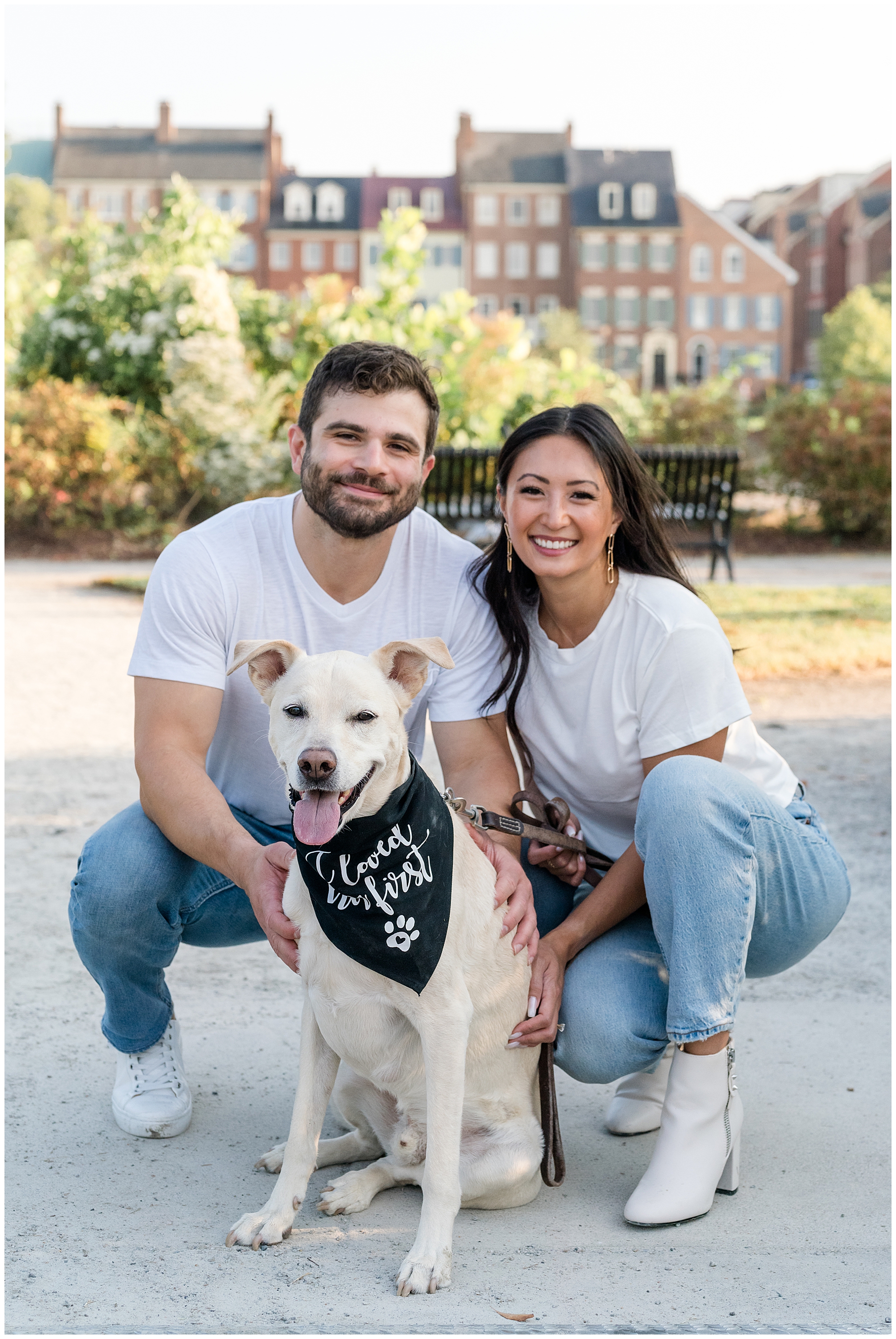 Old Town Alexandria engagement session + dogs! - Imagery by Erin